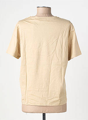 T-shirt stretch manches courtes beige U.S. POLO ASSN femme