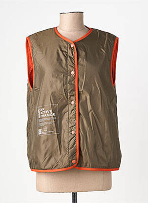 Veste casual col rond orange CAMEL ACTIVE femme