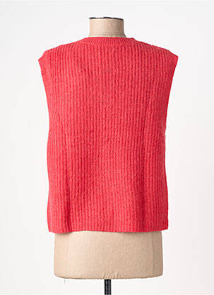 Gilet sans manche maille tricot rose CAMEL ACTIVE femme