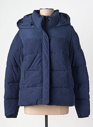 Doudoune manches longues a capuche bleu U.S. POLO ASSN femme