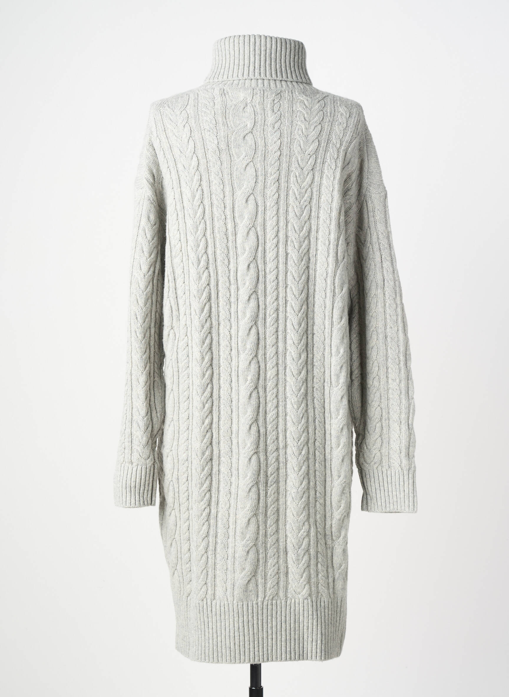 Robe pull resserrée sur le bas manches longues gris CAMEL ACTIVE femme