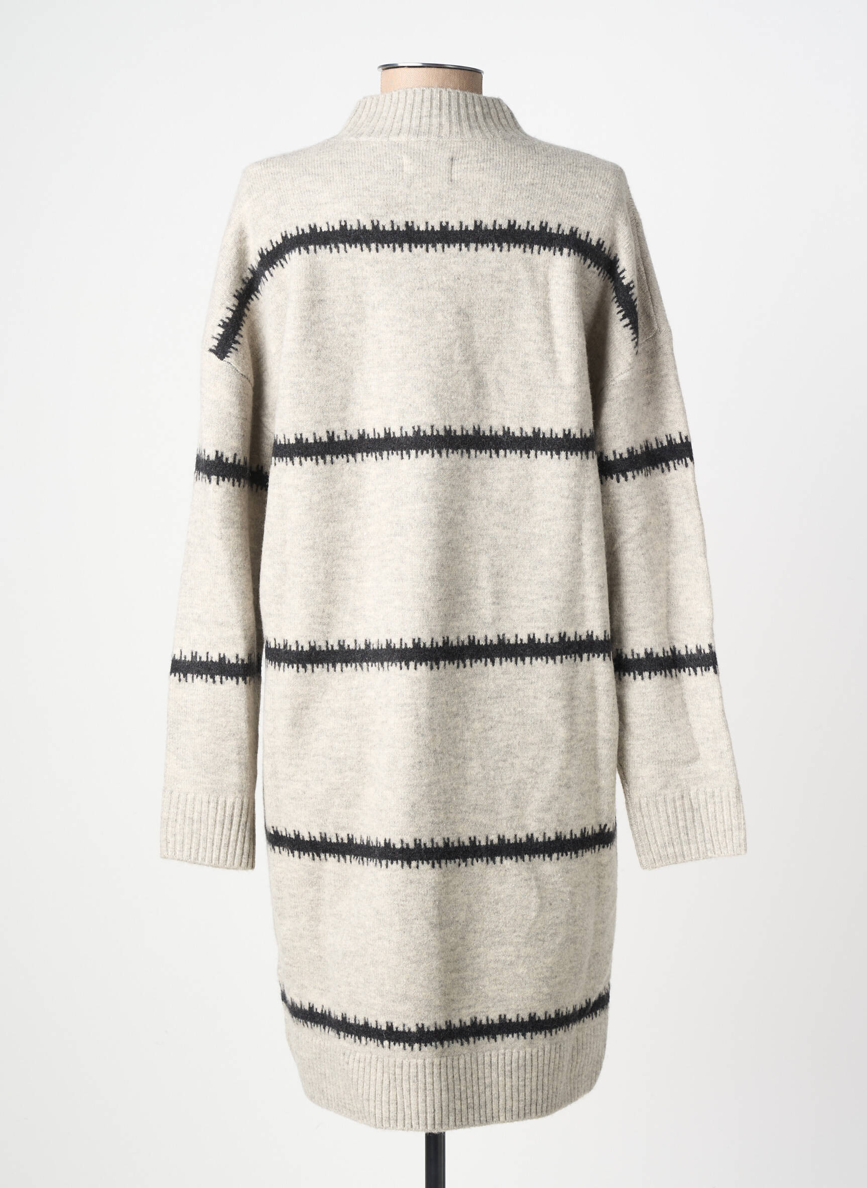 Robe pull resserrée sur le bas manches longues gris CAMEL ACTIVE femme