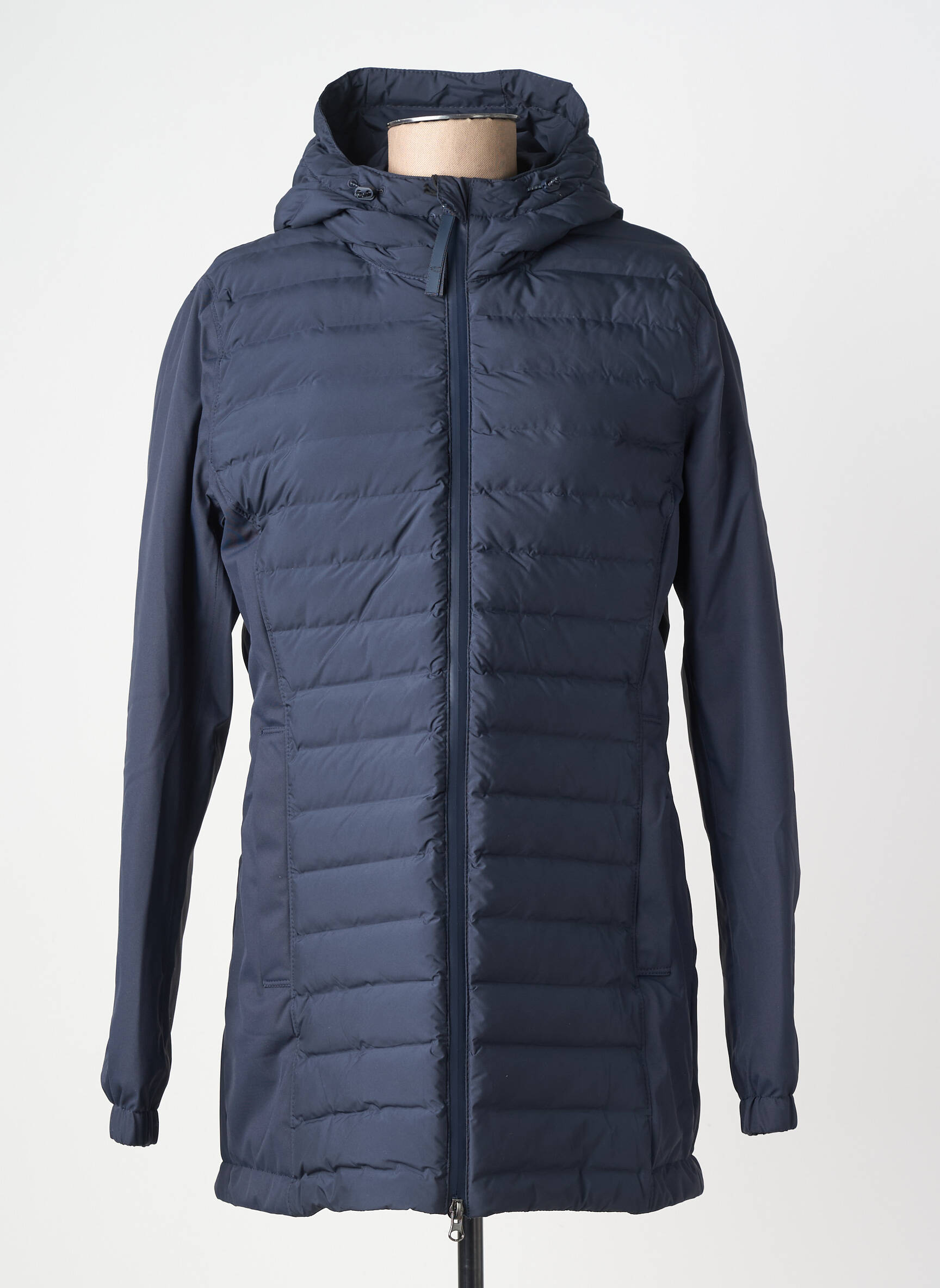 Doudoune manches longues a capuche bleu CAMEL ACTIVE femme