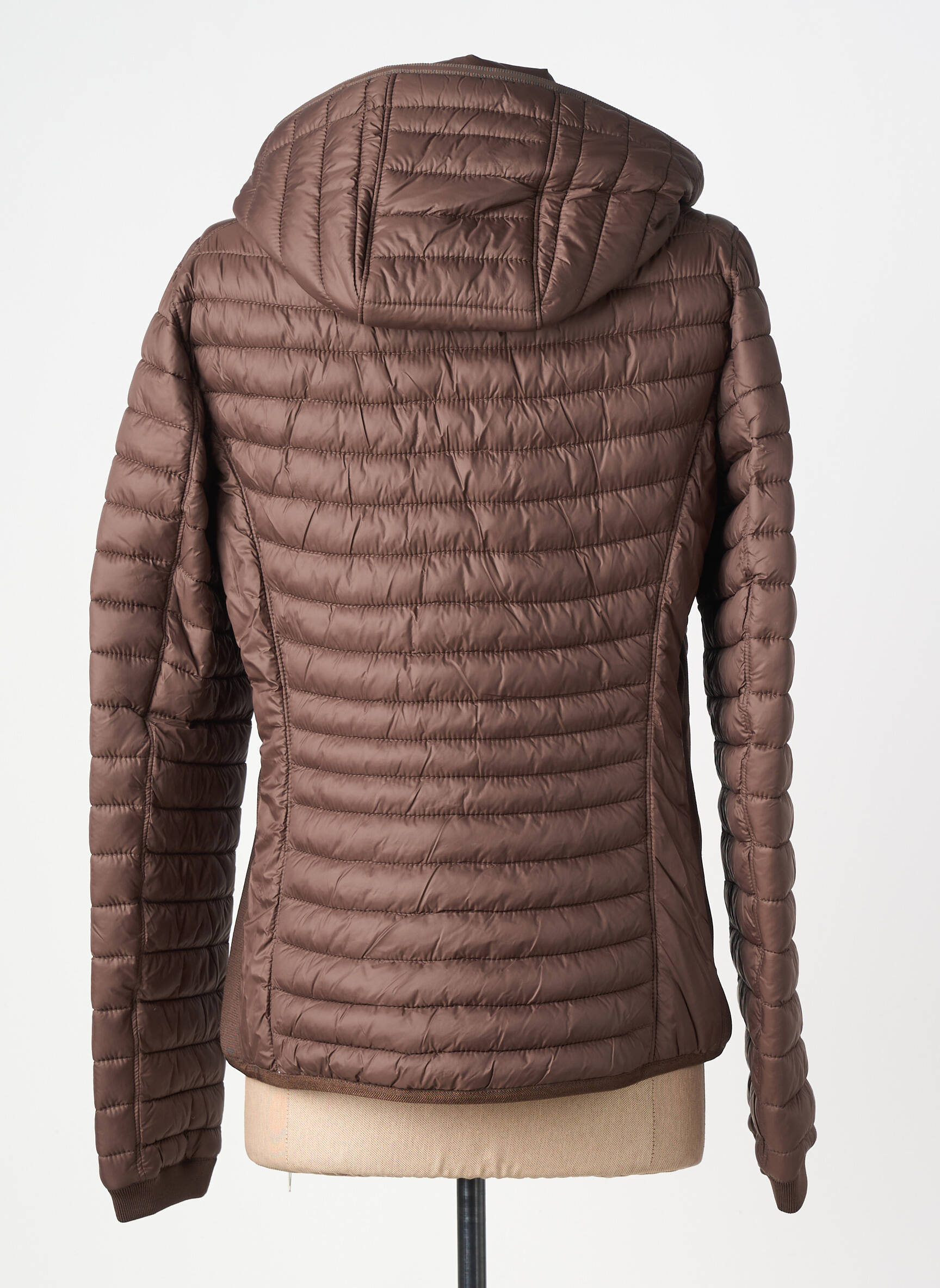 Doudoune manches longues a capuche marron CAMEL ACTIVE femme