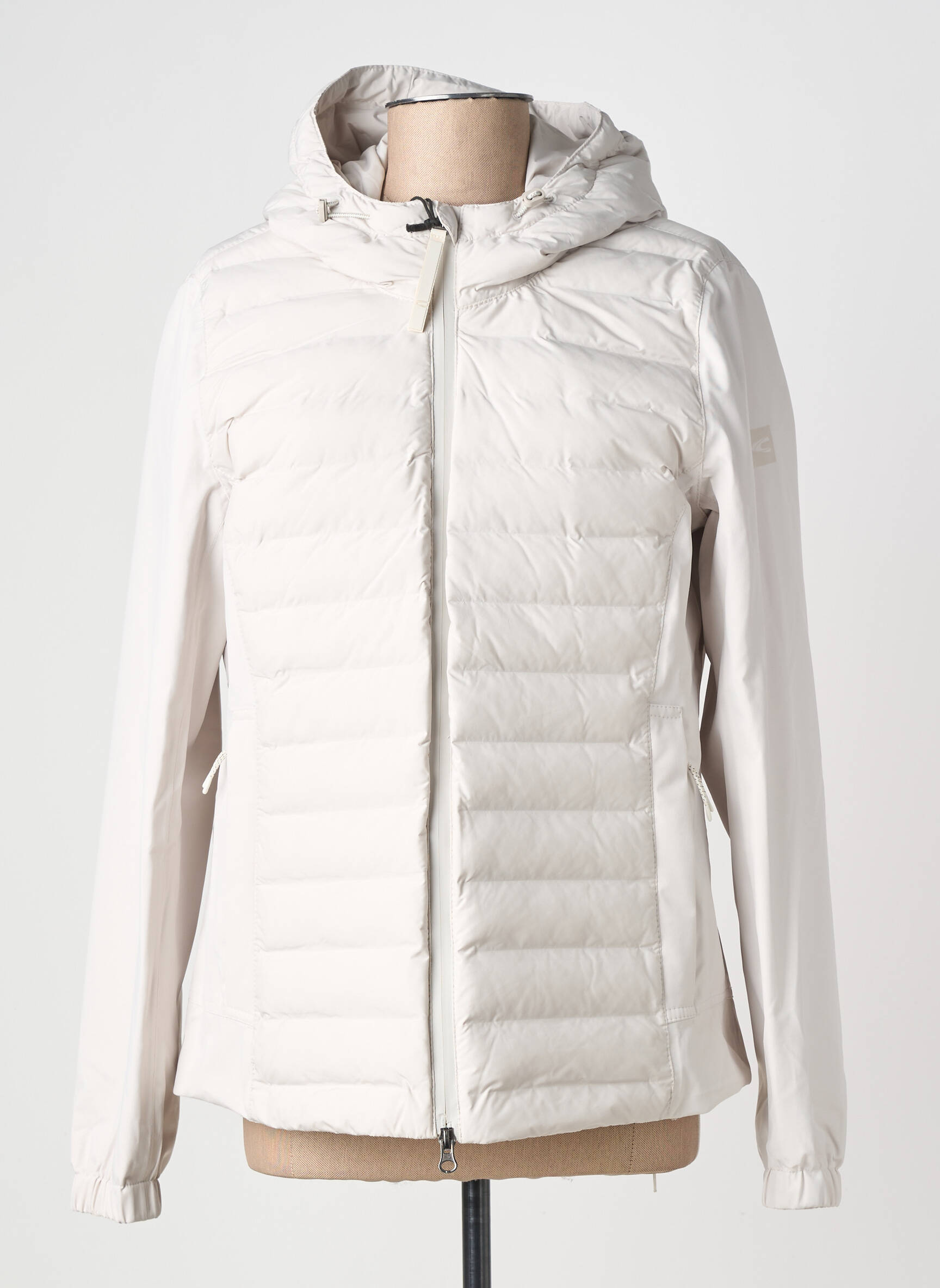 Doudoune manches longues a capuche gris CAMEL ACTIVE femme