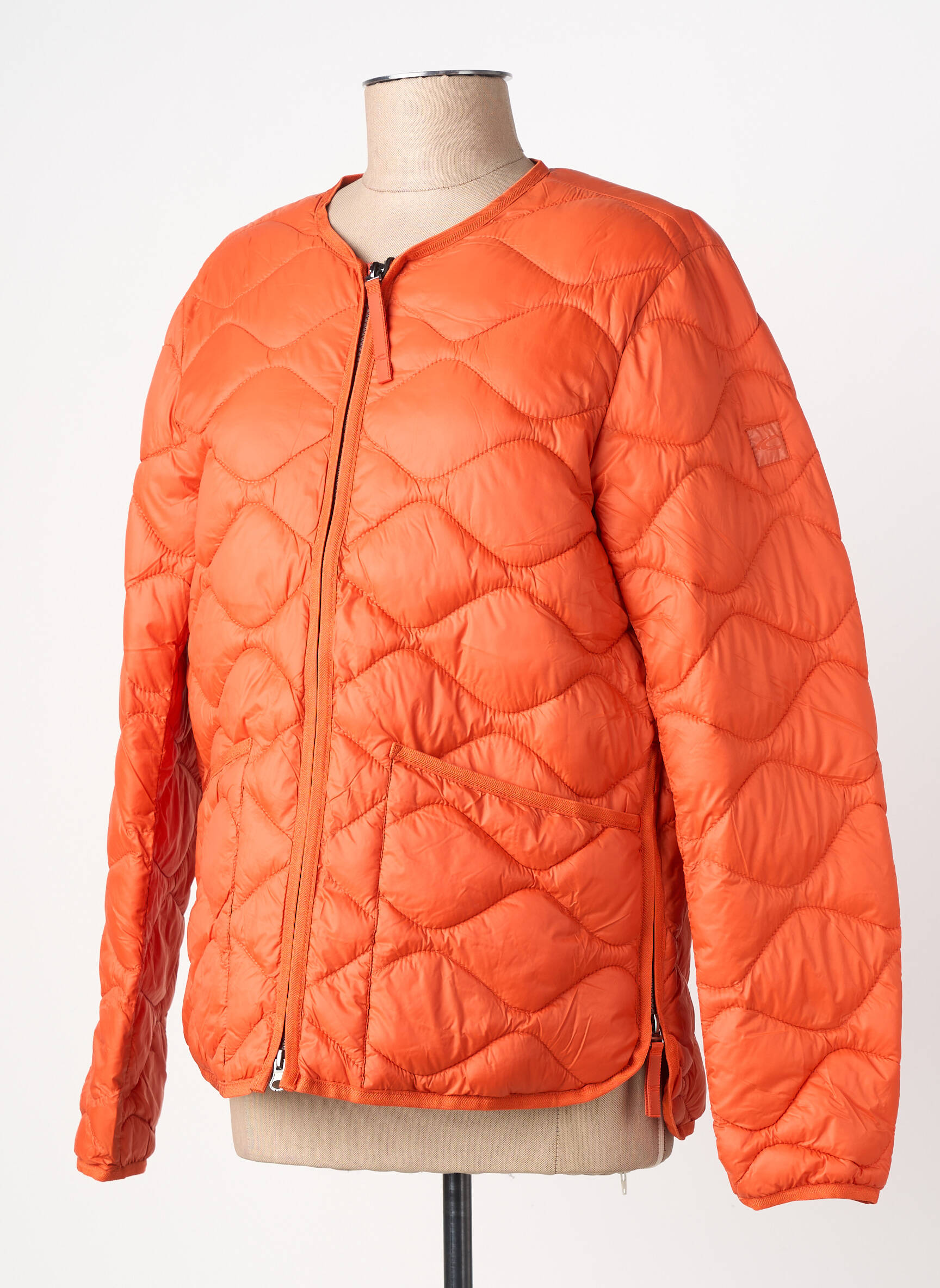 Doudoune manches longues sans capuche orange CAMEL ACTIVE femme