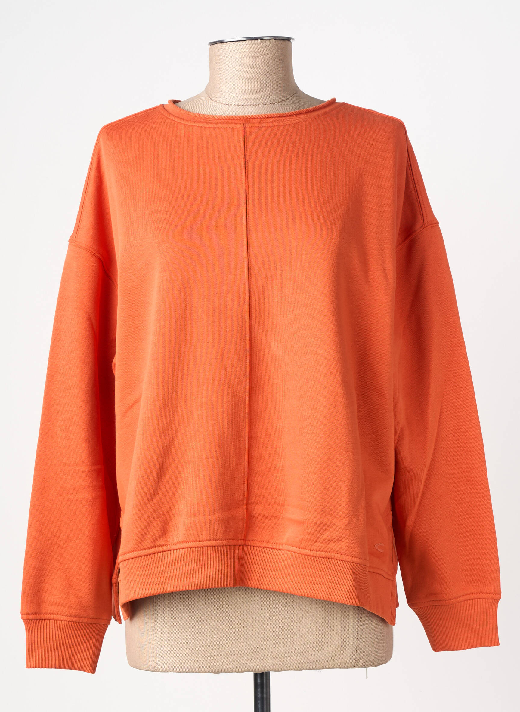 Sweat-shirt stretch manches longues orange CAMEL ACTIVE femme