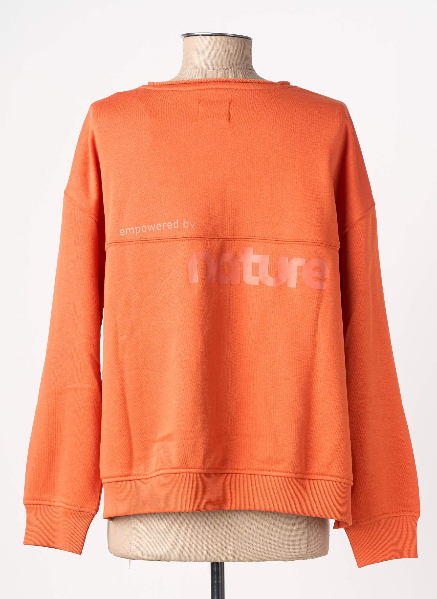 Sweat-shirt stretch manches longues orange CAMEL ACTIVE femme