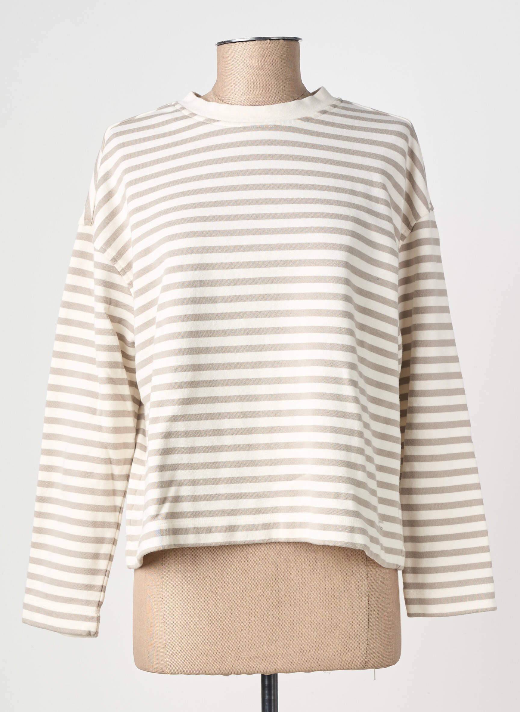 Sweat-shirt stretch manches longues marron CAMEL ACTIVE femme