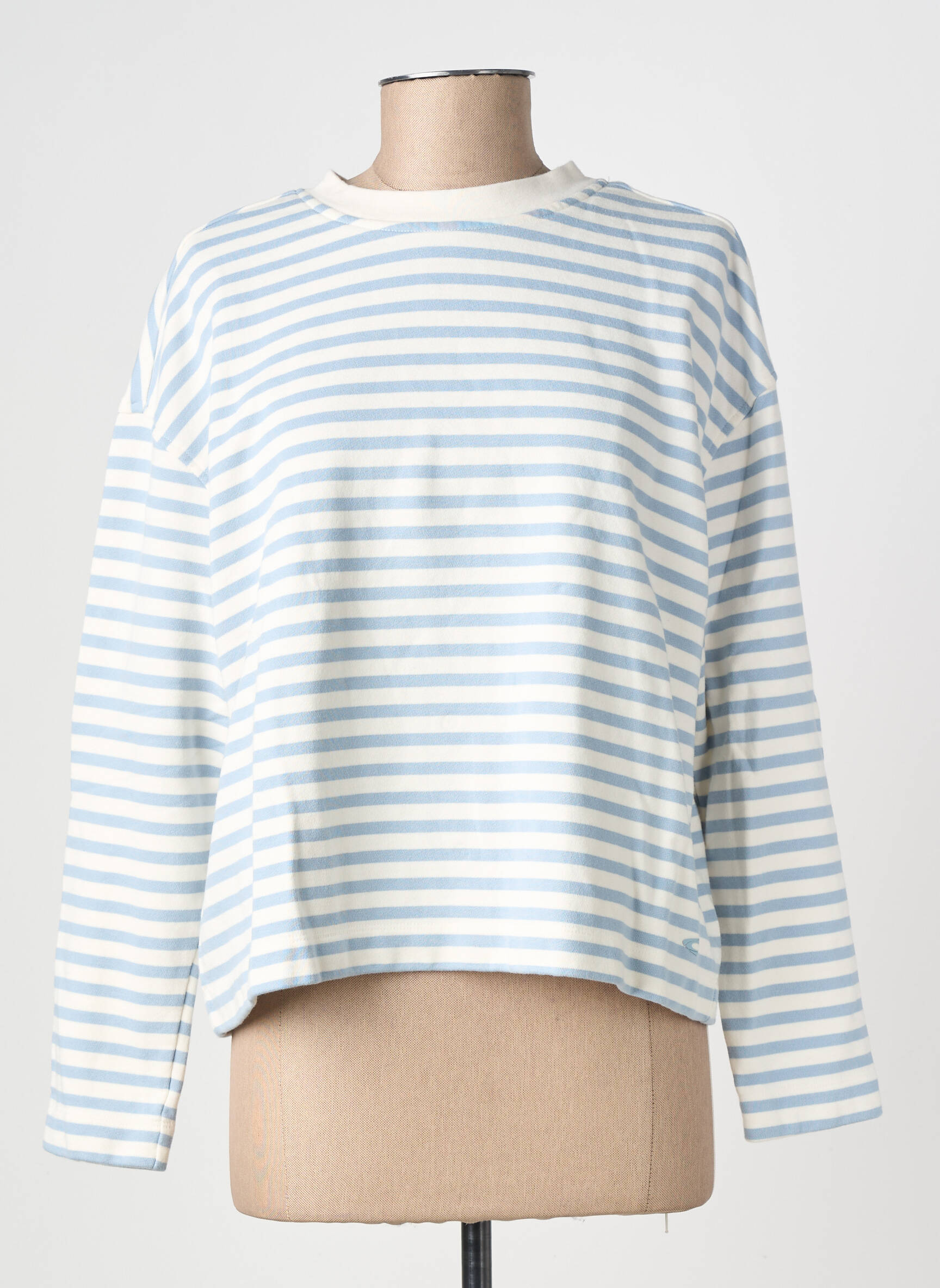 Sweat-shirt stretch manches longues bleu CAMEL ACTIVE femme