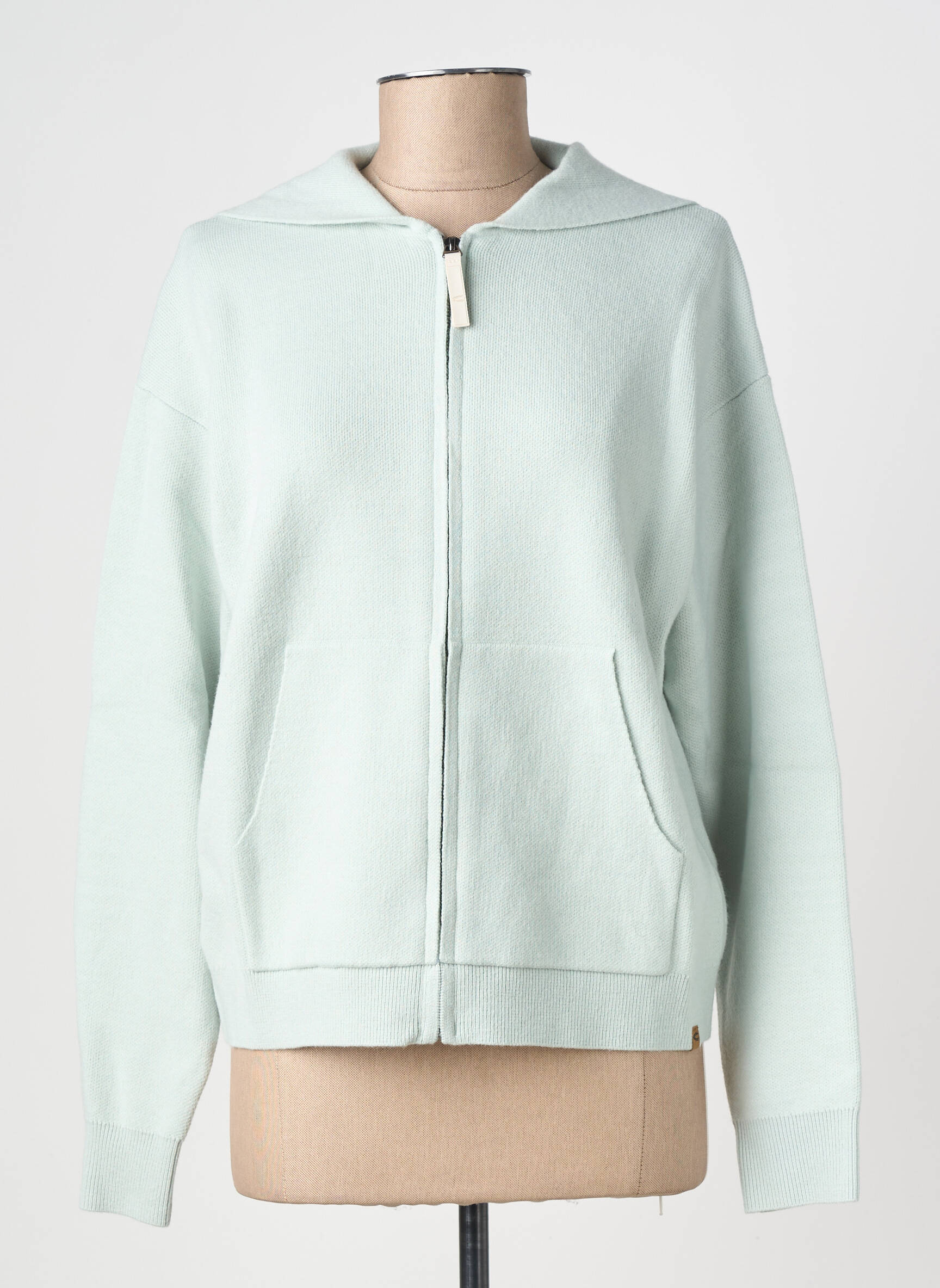 Gilet manches longues resserrée sur le bas vert CAMEL ACTIVE femme