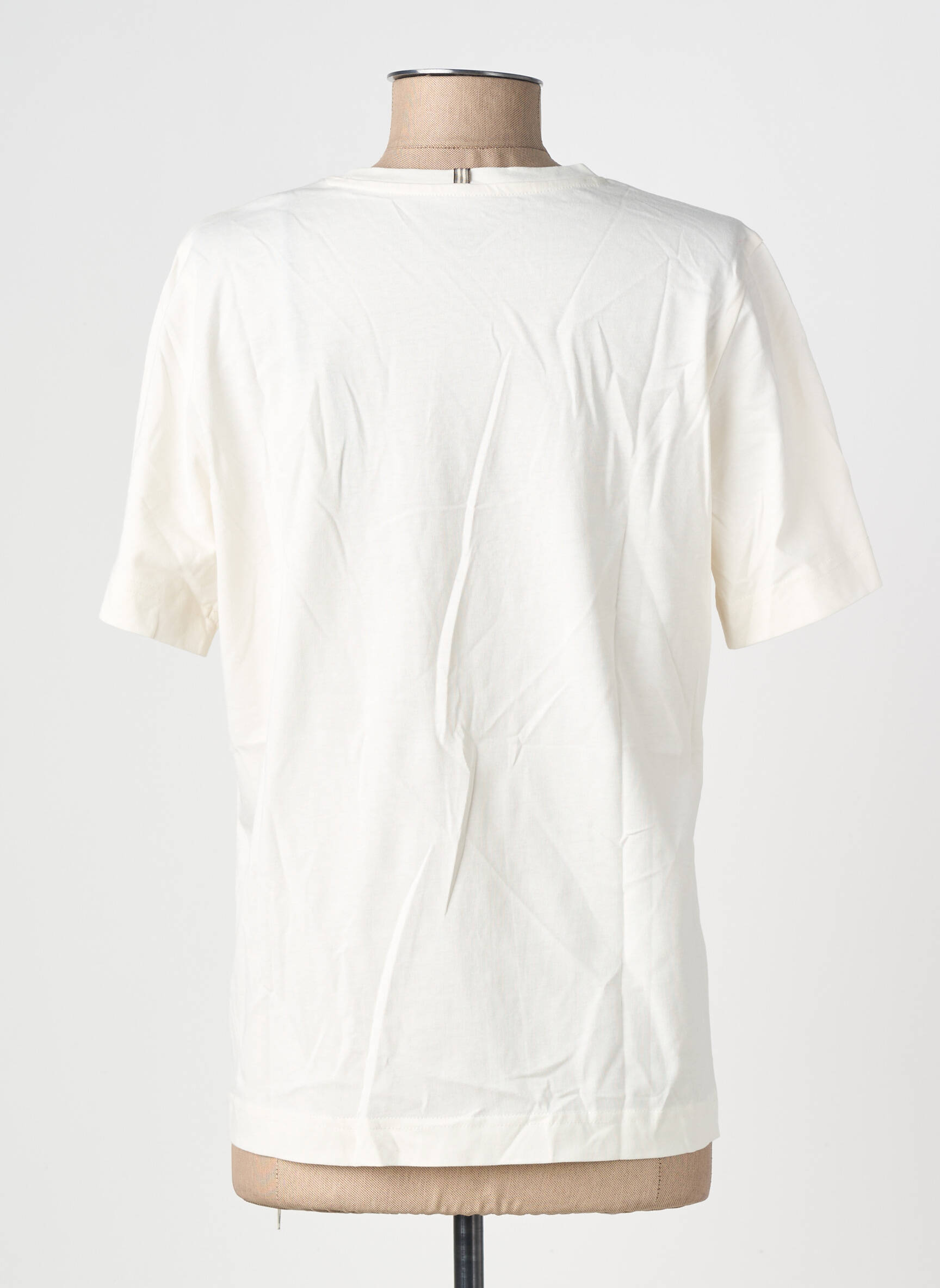 T-shirt stretch manches courtes beige CAMEL ACTIVE femme
