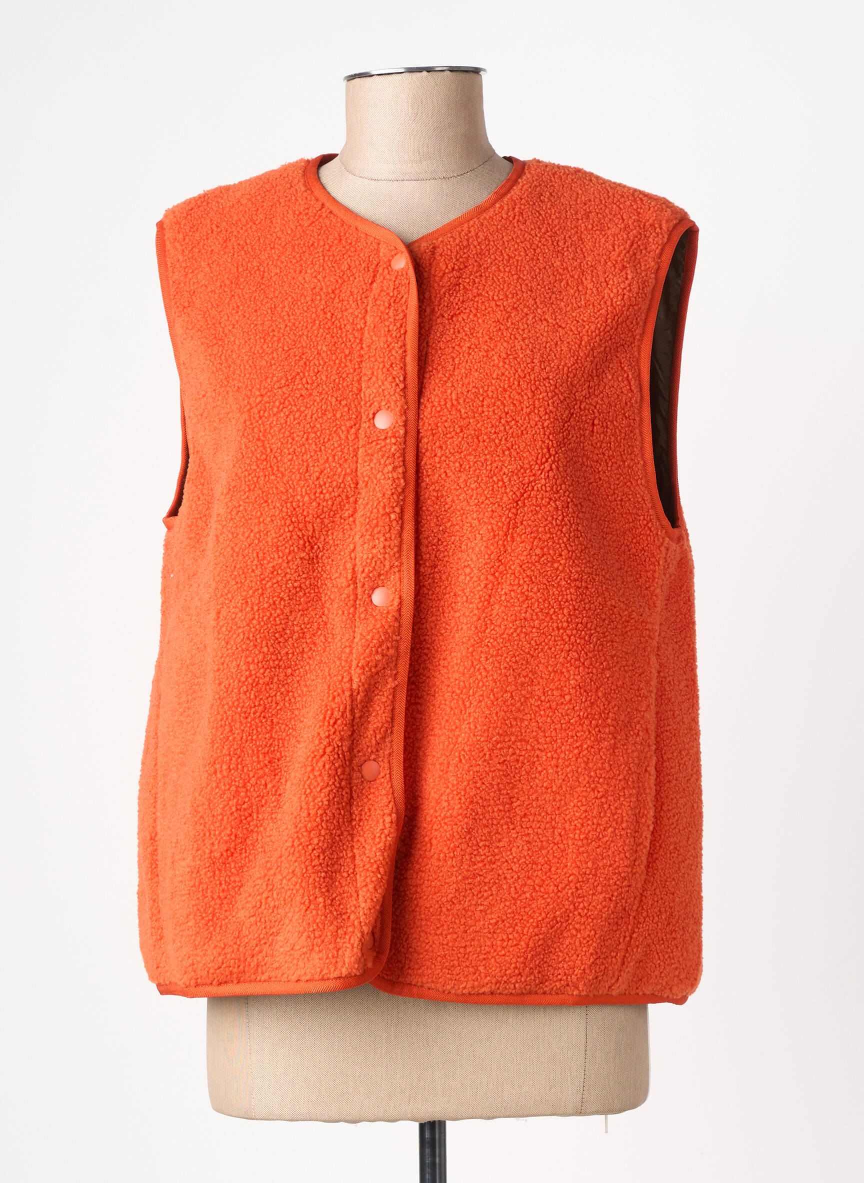 Veste casual col rond orange CAMEL ACTIVE femme