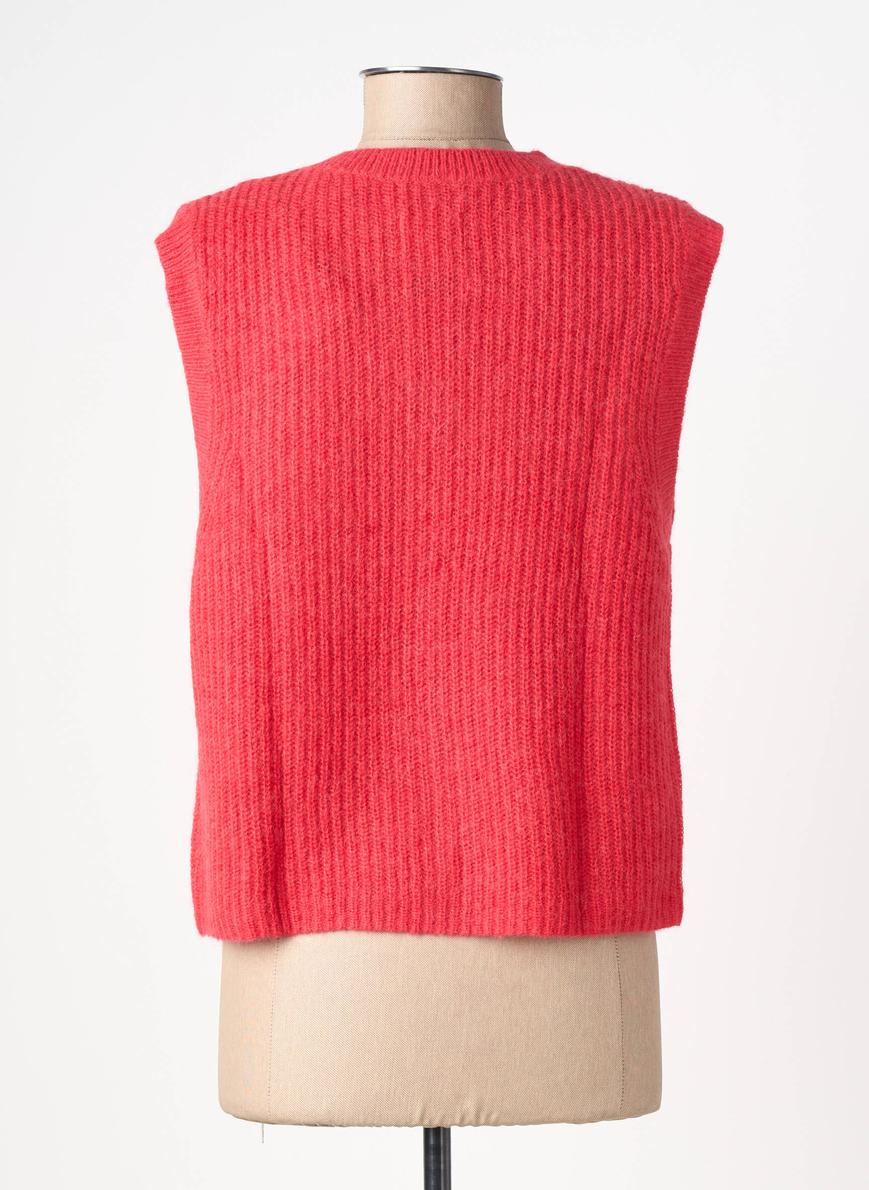 Gilet sans manche maille tricot rose CAMEL ACTIVE femme
