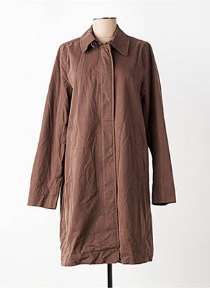 Trench tissage popeline sans capuche marron CAMEL ACTIVE femme