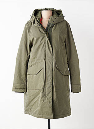 Parka manches longues a capuche vert CAMEL ACTIVE femme