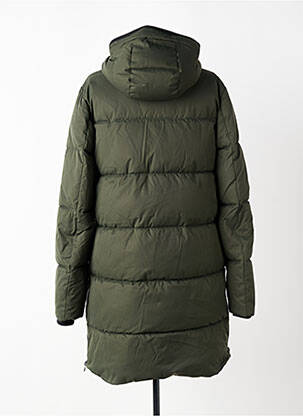 Doudoune poches a capuche vert fonce CAMEL ACTIVE femme