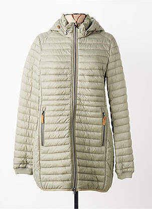 Doudoune poches a capuche vert CAMEL ACTIVE femme
