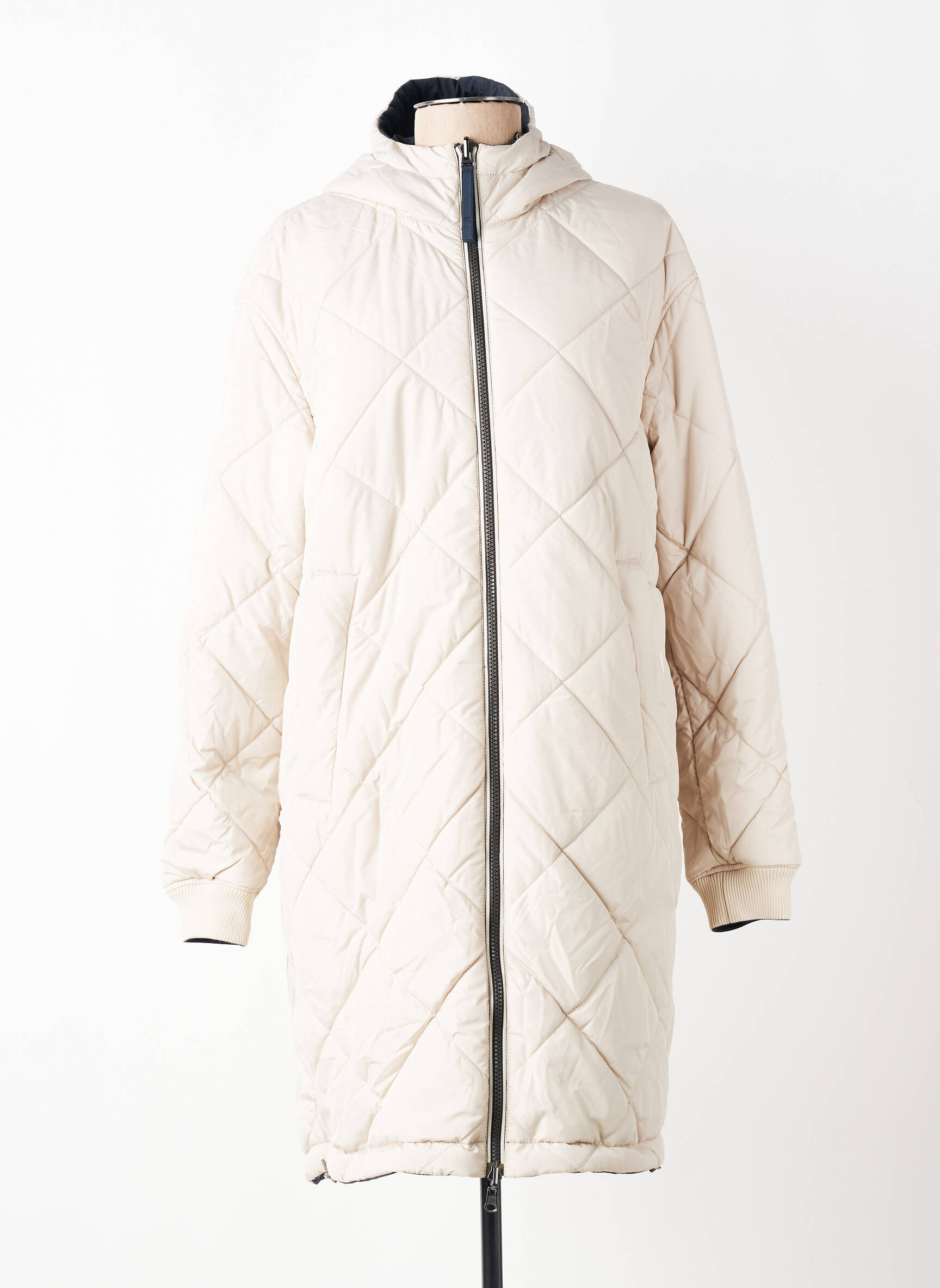 Doudoune poches a capuche beige CAMEL ACTIVE femme