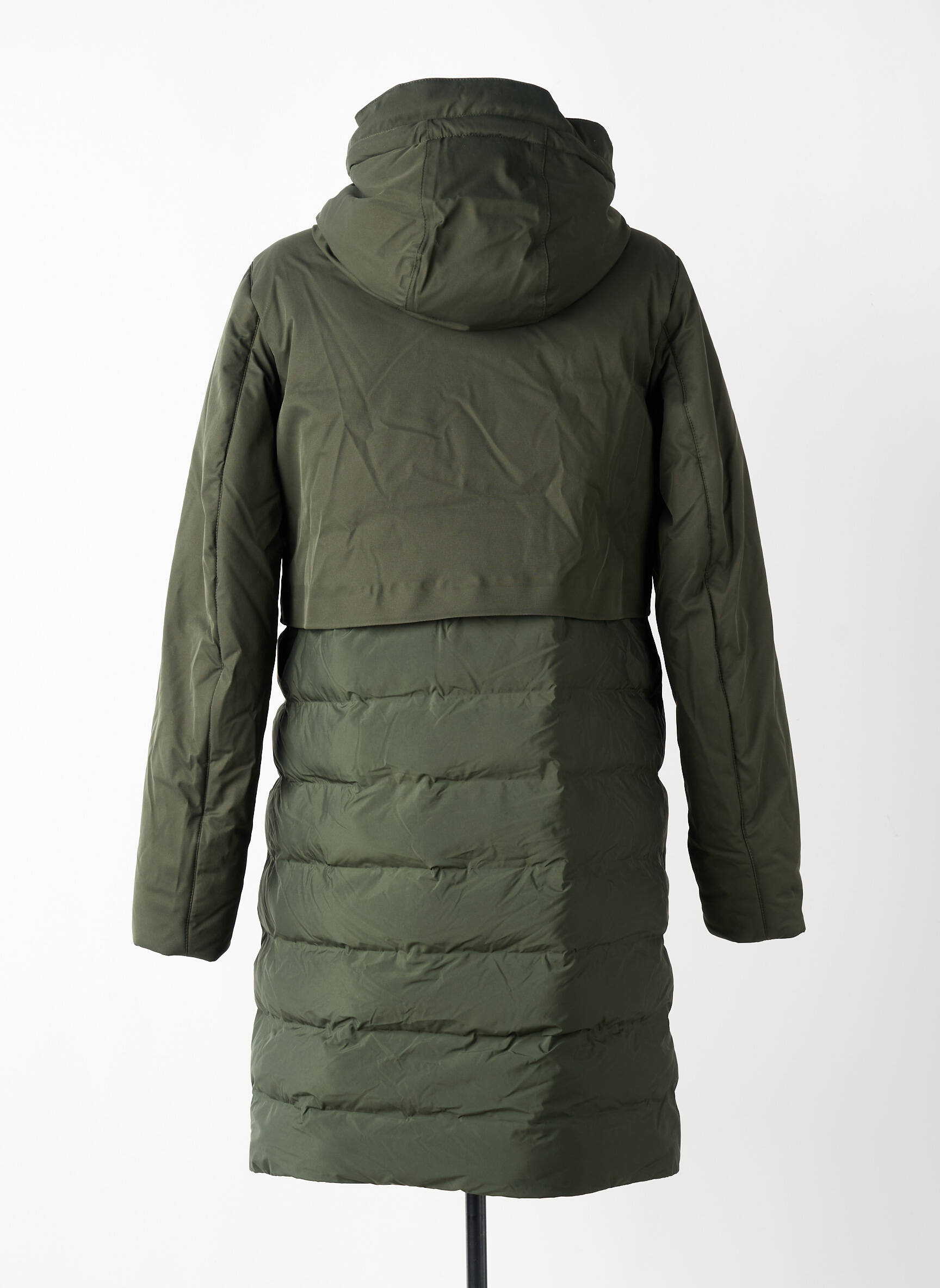 Doudoune poches a capuche vert CAMEL ACTIVE femme