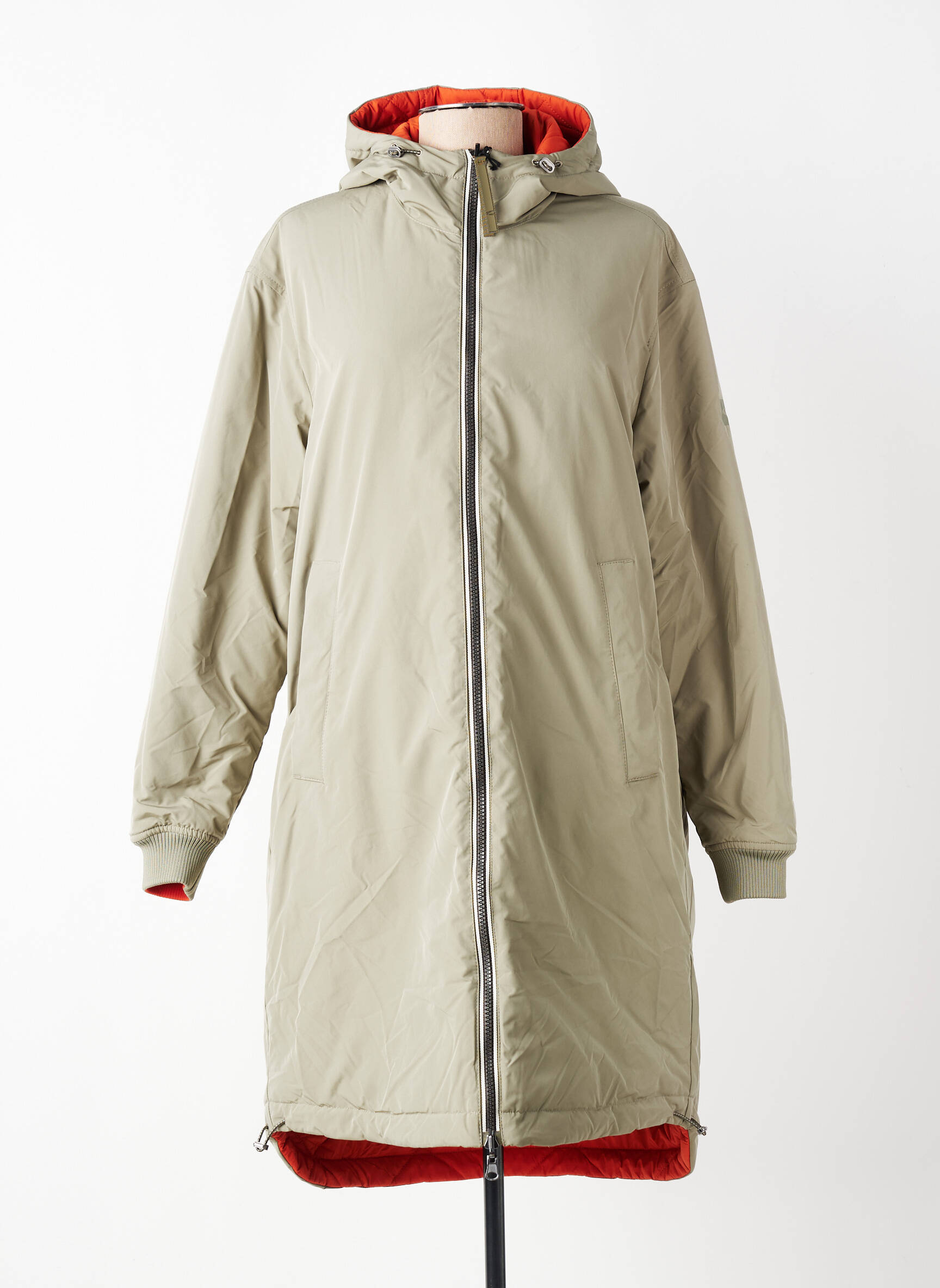 Doudoune poches a capuche orange CAMEL ACTIVE femme