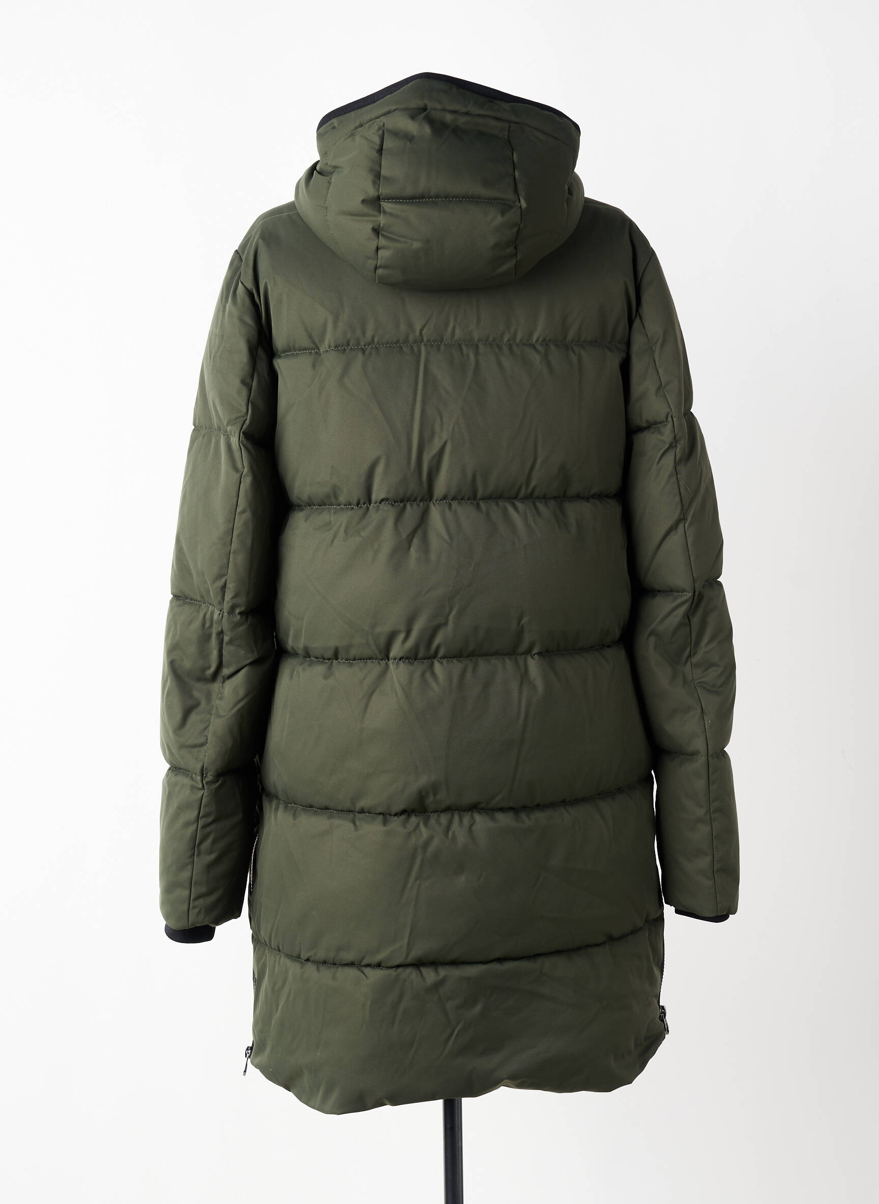 Doudoune poches a capuche vert fonce CAMEL ACTIVE femme