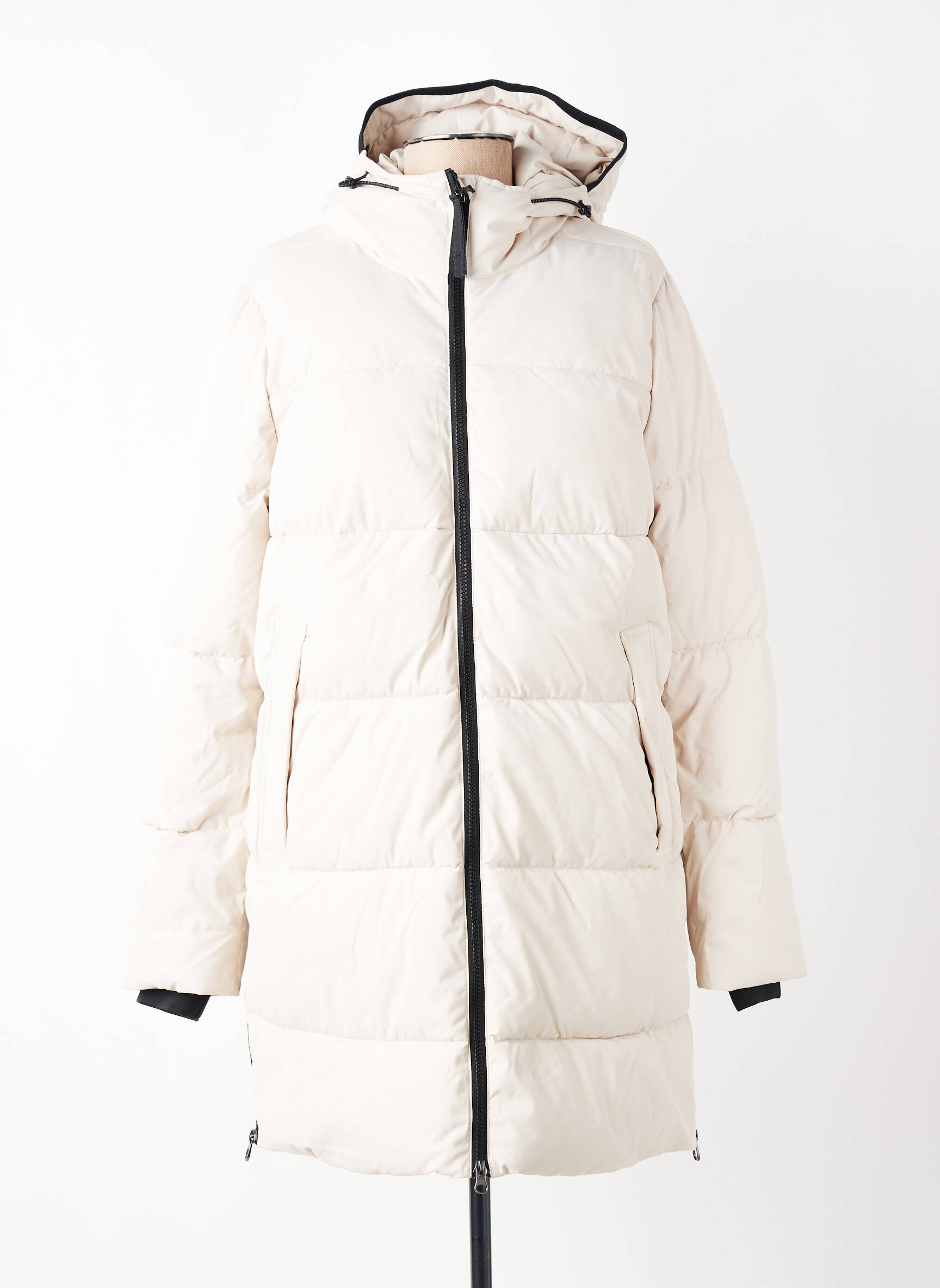 Doudoune poches a capuche beige CAMEL ACTIVE femme
