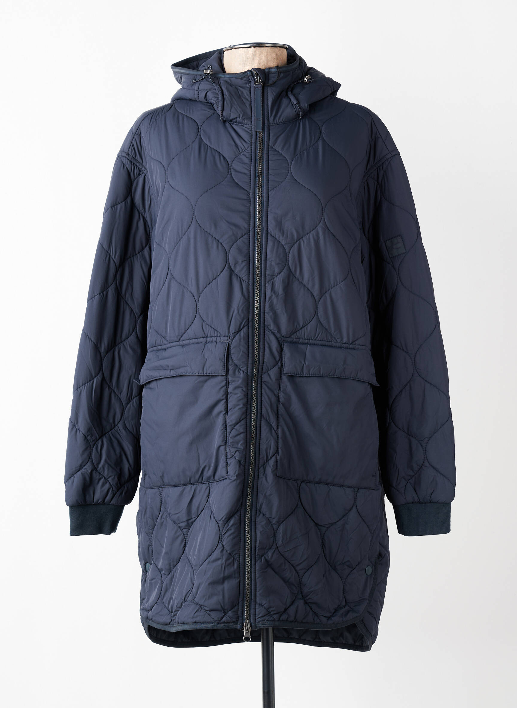 Doudoune poches a capuche bleu clair CAMEL ACTIVE femme