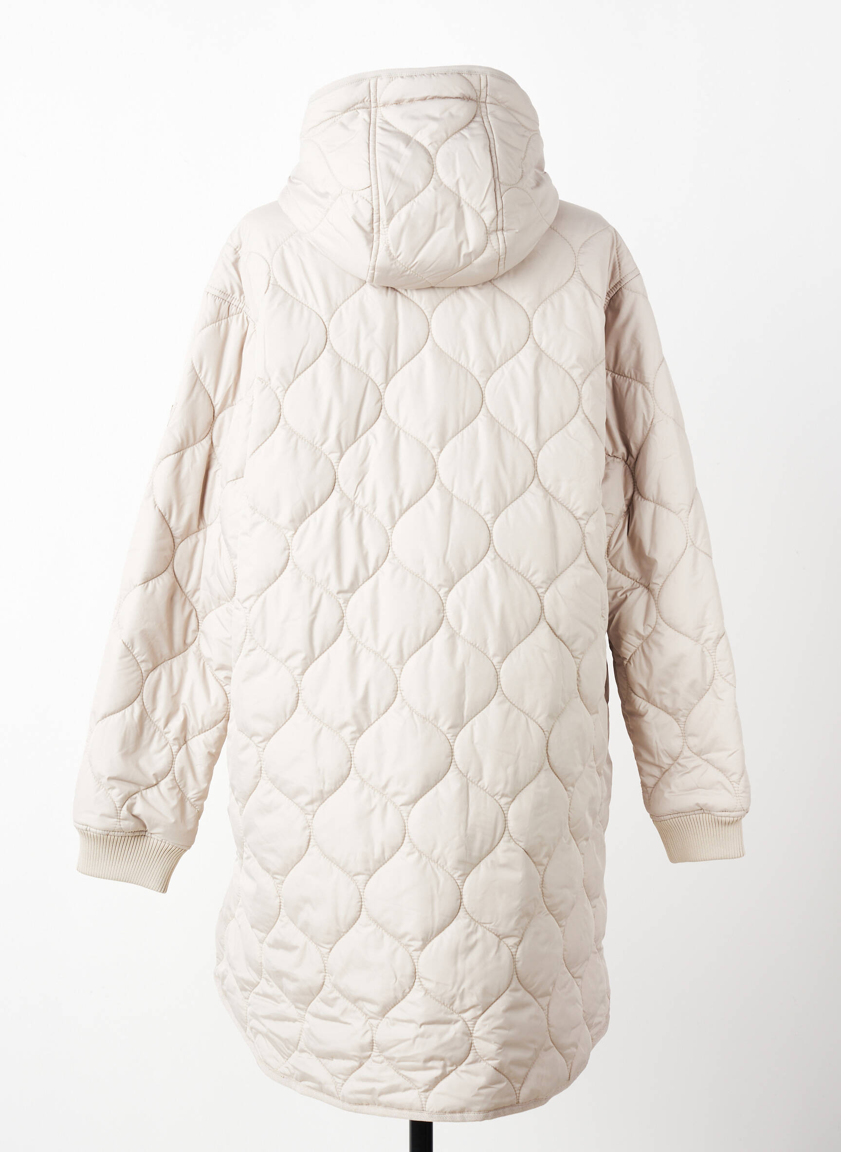 Doudoune poches a capuche beige fonce CAMEL ACTIVE femme