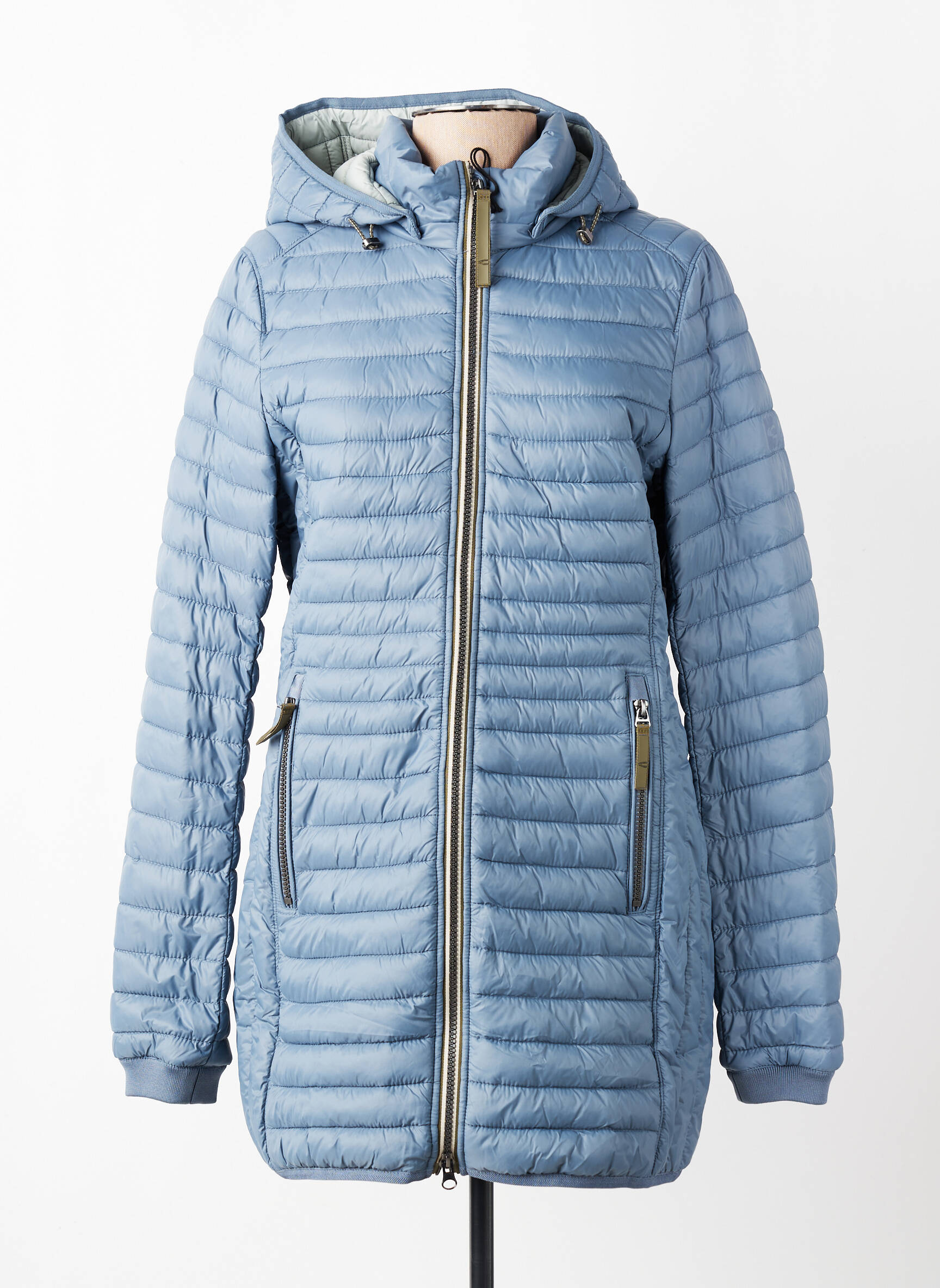 Doudoune poches a capuche bleu CAMEL ACTIVE femme
