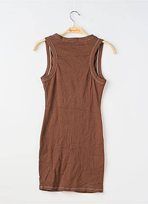 Tunique sans manche sans manche marron ASOS femme