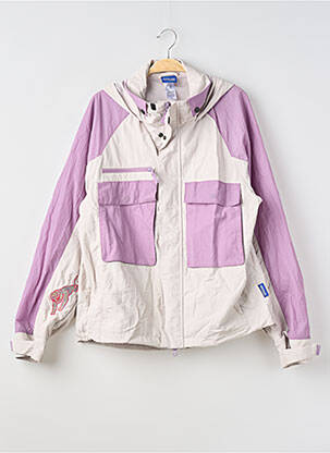 Coupe-vent finition intérieure doublée a capuche violet DECATHLON femme