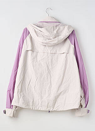 Coupe-vent finition intérieure doublée a capuche violet DECATHLON femme
