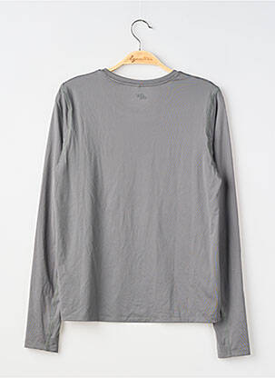T-shirt manches longues manches longues gris H&M femme