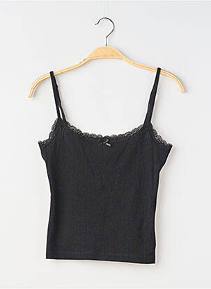 Top/caraco tissage jersey noir UNDIZ femme