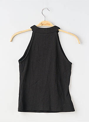 Top stretch sans manche noir EVEN & ODD femme