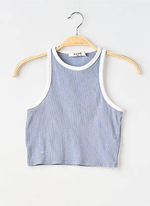 Débardeur stretch sans manche gris NA-KD femme
