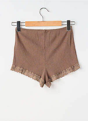 Shorty stretch marron BODY femme