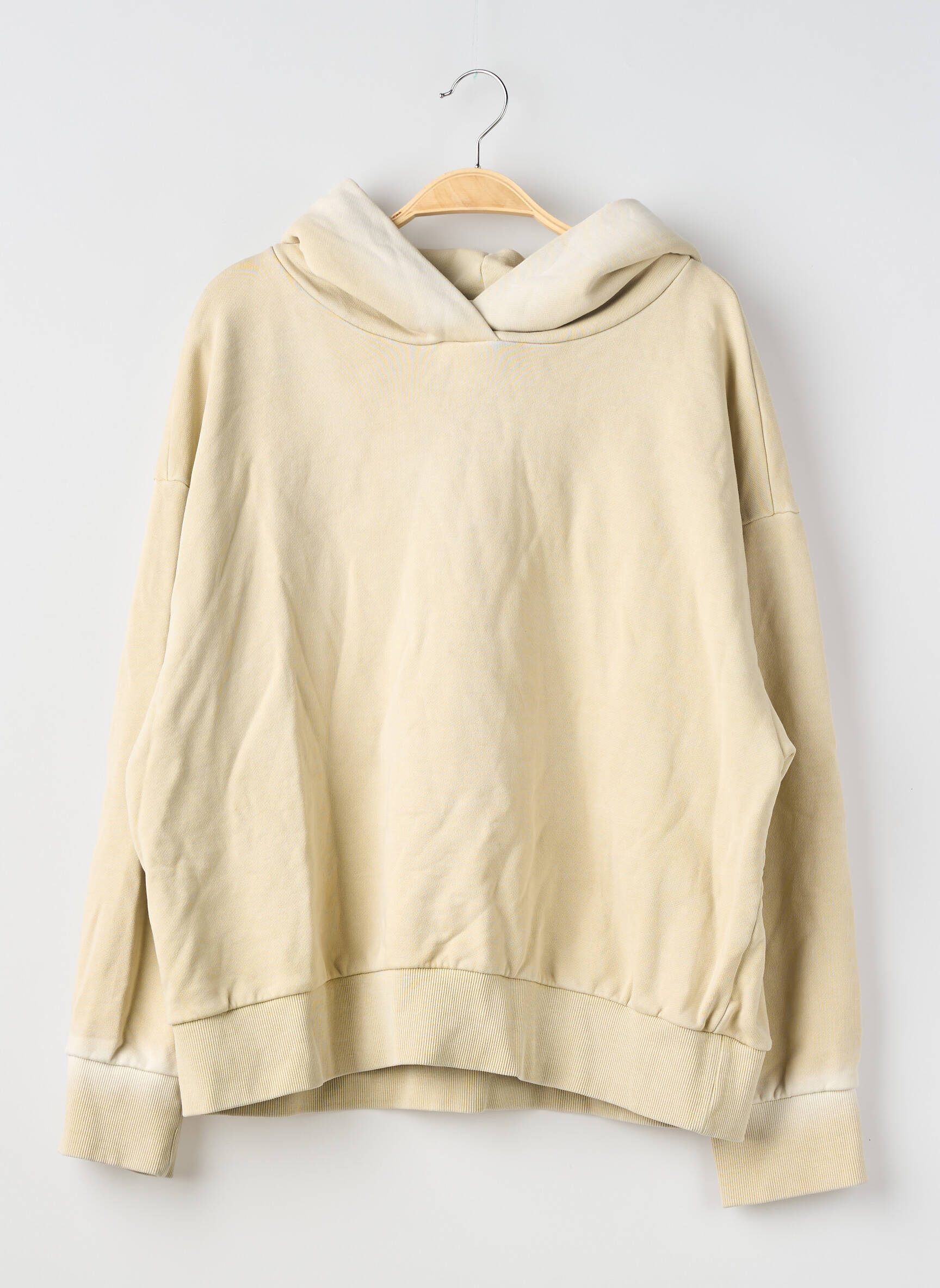 Sweat-shirt à capuche  manches longues beige H&M femme