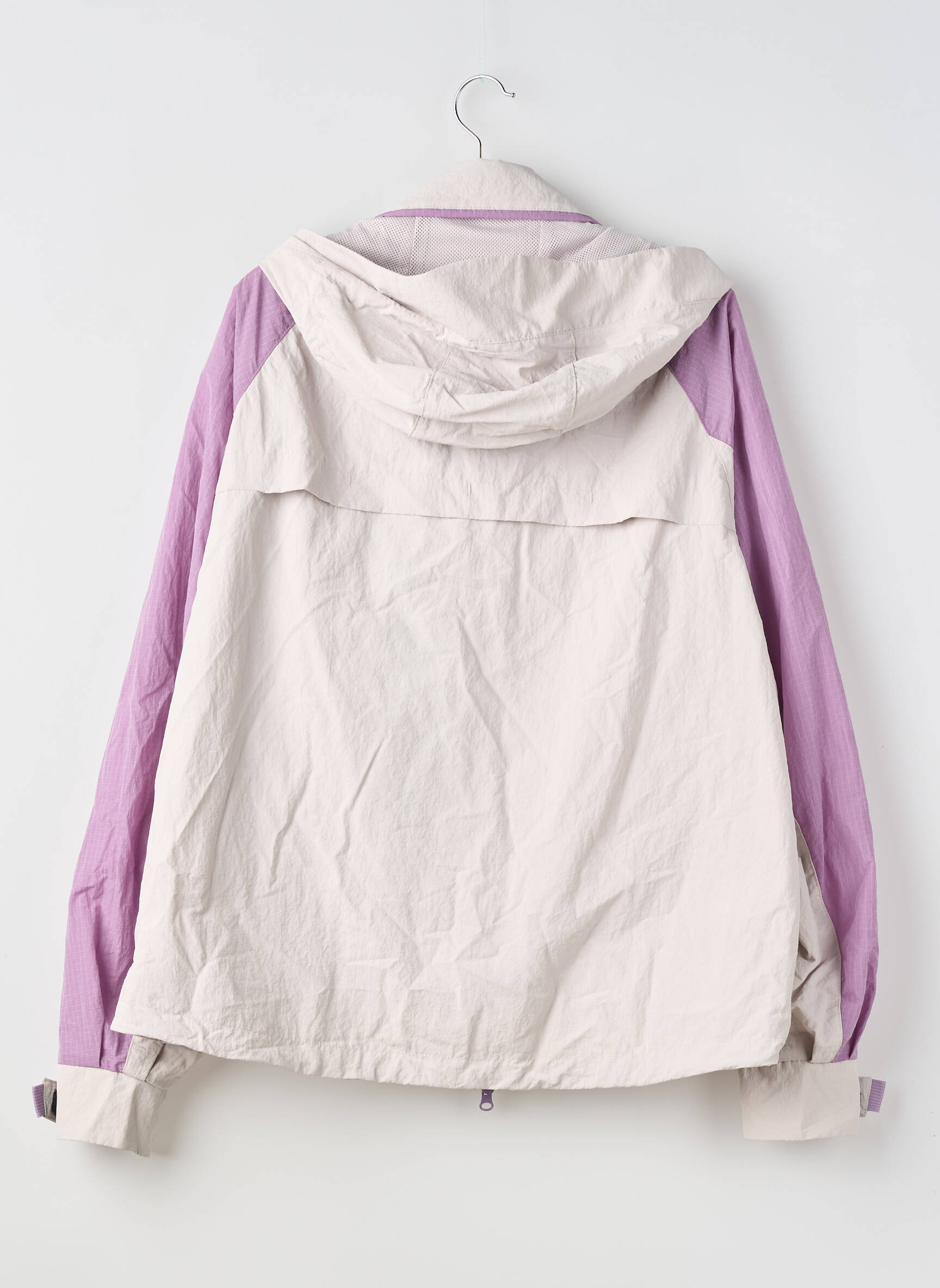 Coupe-vent finition intérieure doublée a capuche violet DECATHLON femme