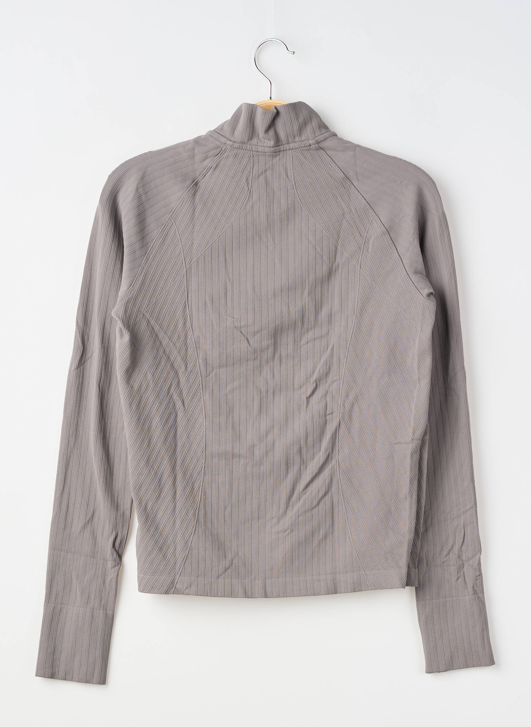 T-shirt manches longues manches longues gris H&M femme
