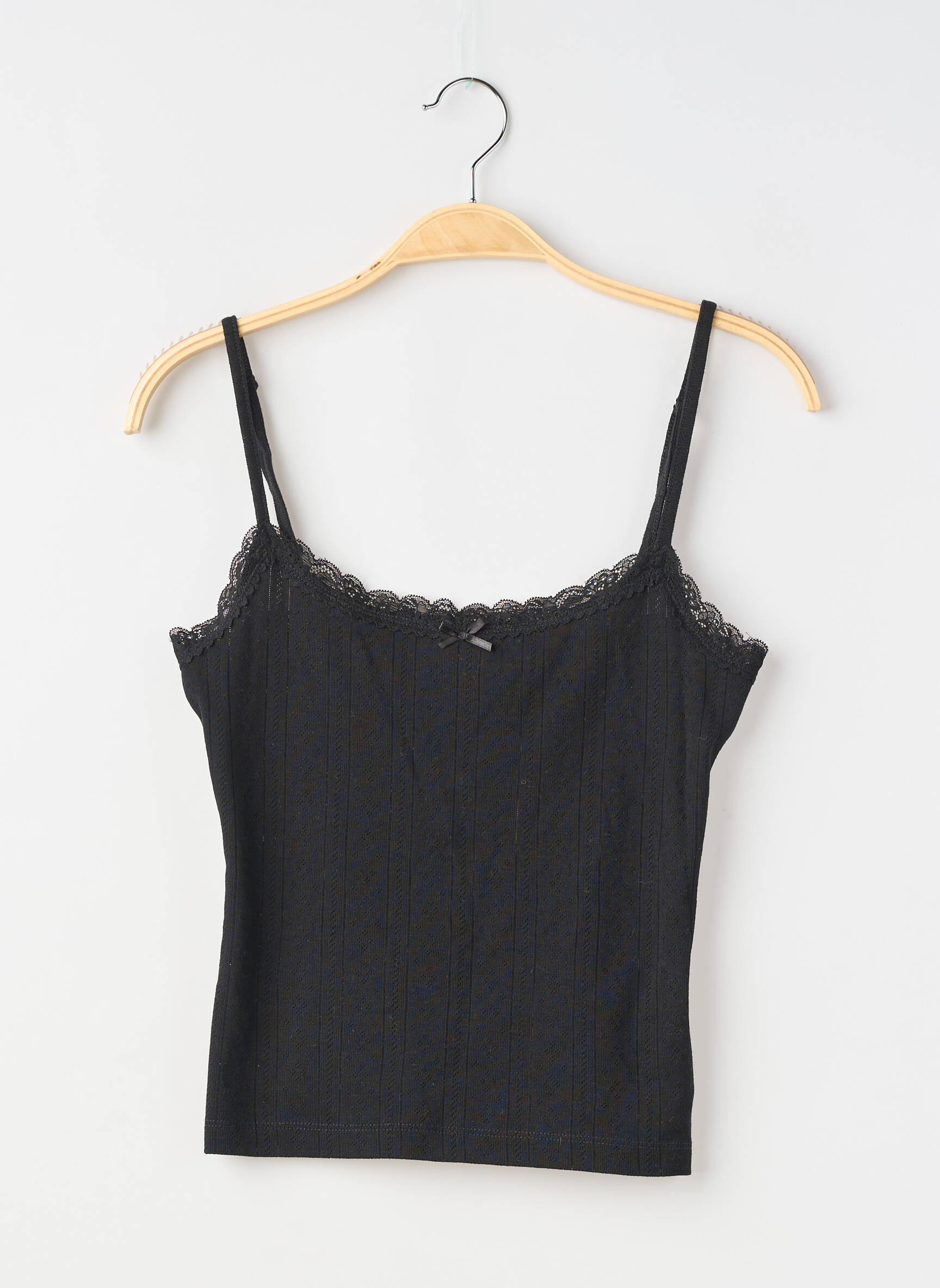 Top/caraco tissage jersey noir UNDIZ femme