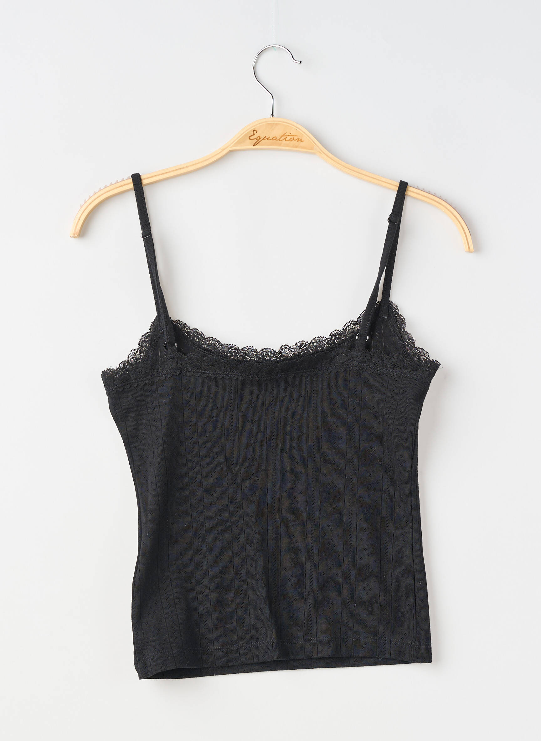 Top/caraco tissage jersey noir UNDIZ femme