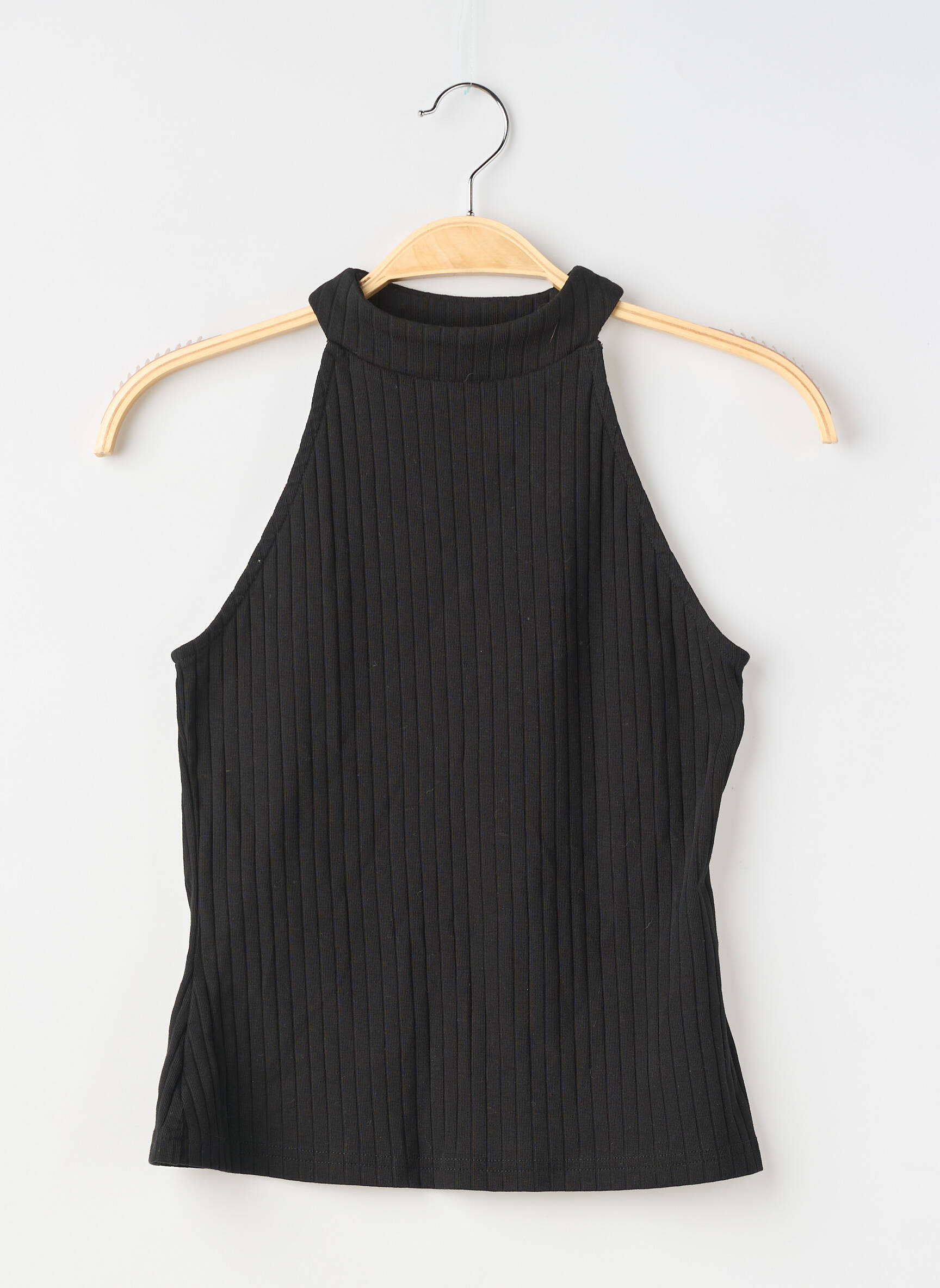 Top stretch sans manche noir EVEN & ODD femme