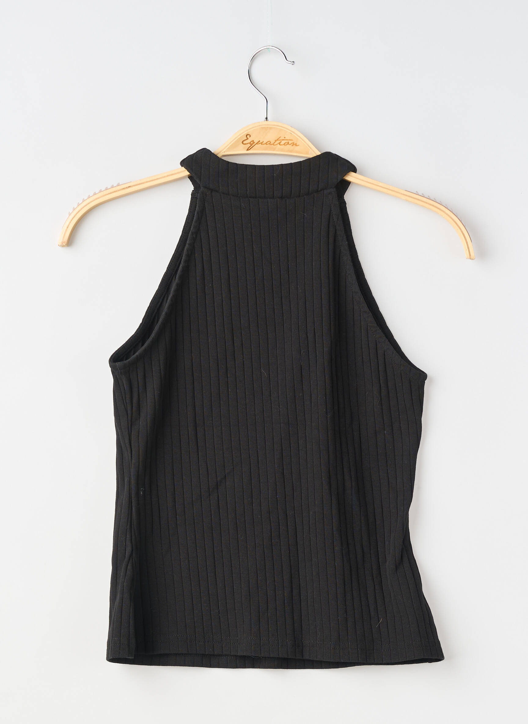 Top stretch sans manche noir EVEN & ODD femme