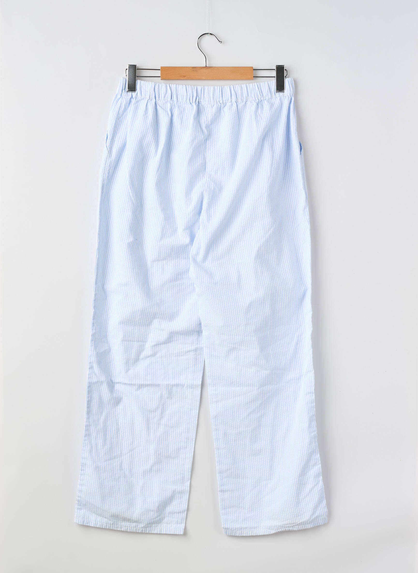 Pyjama coupe droite bleu SANS MARQUE femme