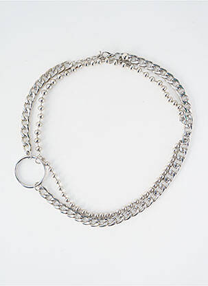 Ceinture fermeture mousqueton argent SANS MARQUE femme
