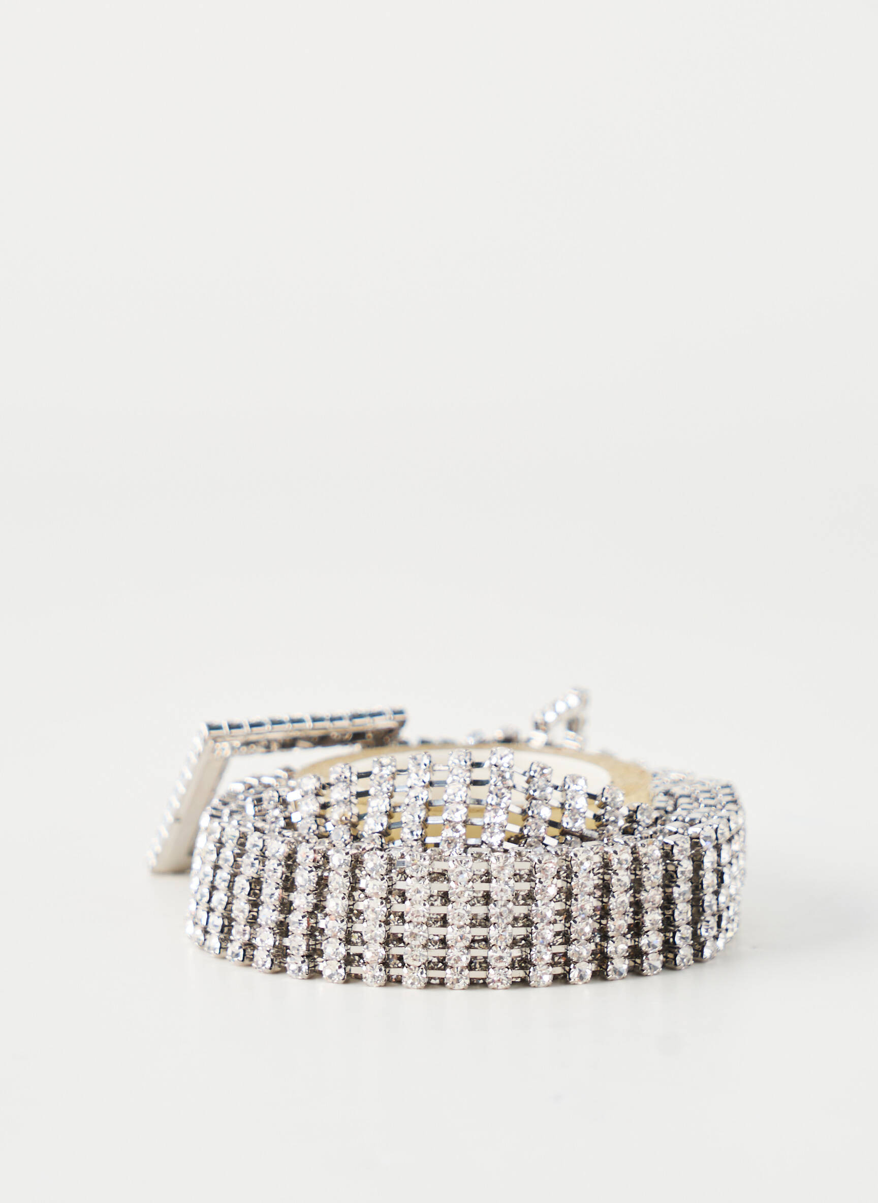 Ceinture coutures renforcées argent SANS MARQUE femme