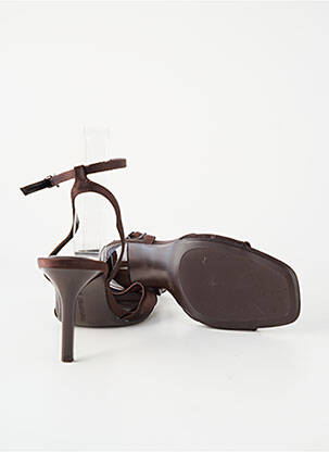 Sandales/nu pieds talon aiguille talon de 7 à 9cm marron STRADIVARIUS femme