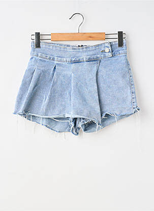 Jupe short  bleu LAULIA femme